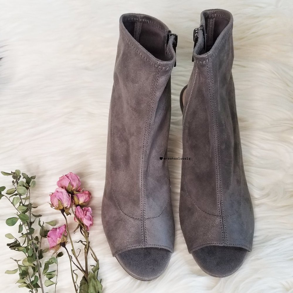 Sam Edelman Circus Kenya Gray Micro Bootie Sz 8